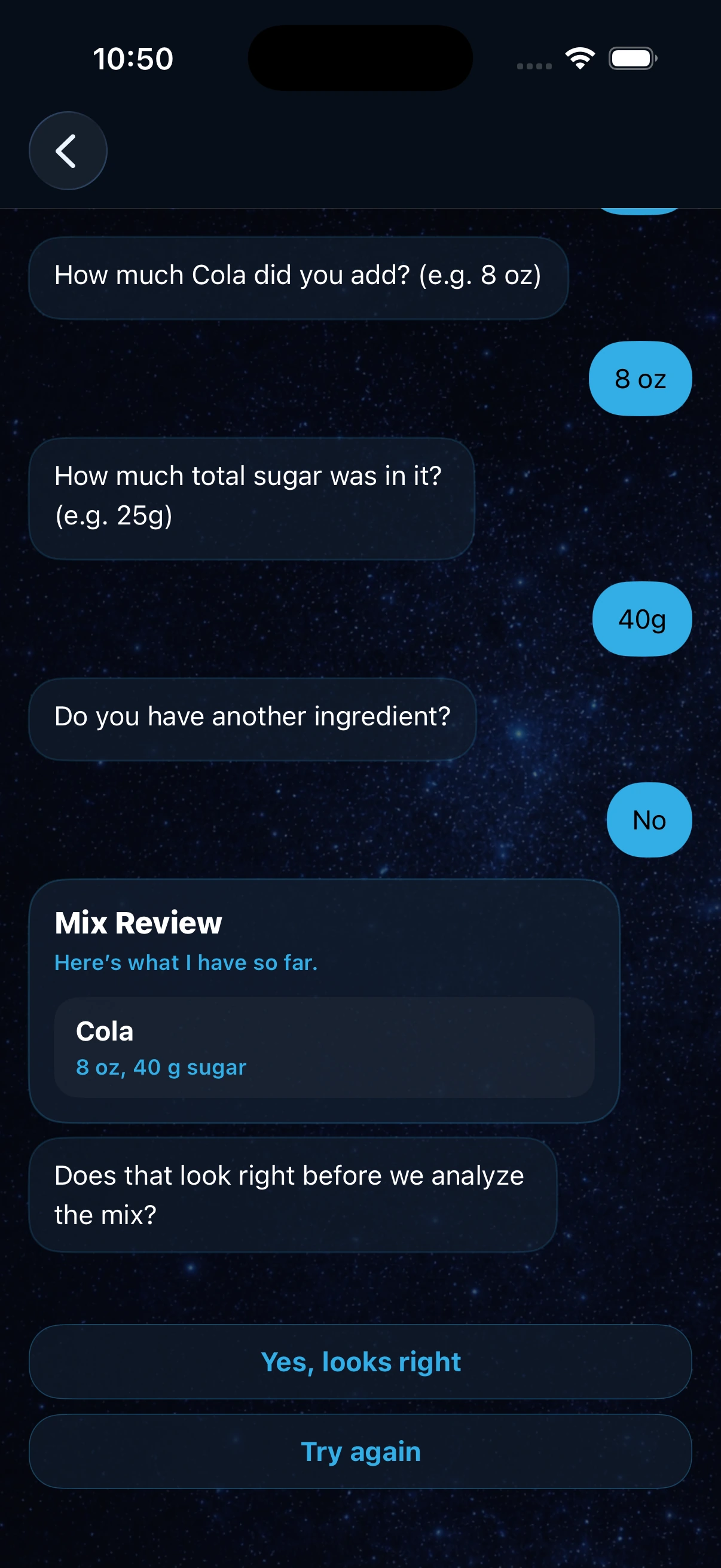 Brixley reviewing the complete frozen drink mix